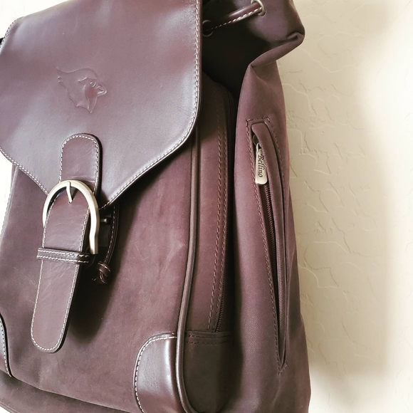 AZ NFL Cardinal's Football Leather Backpack - Picture 2 of 7